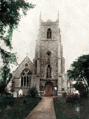 St Mary's Church hand-coloured